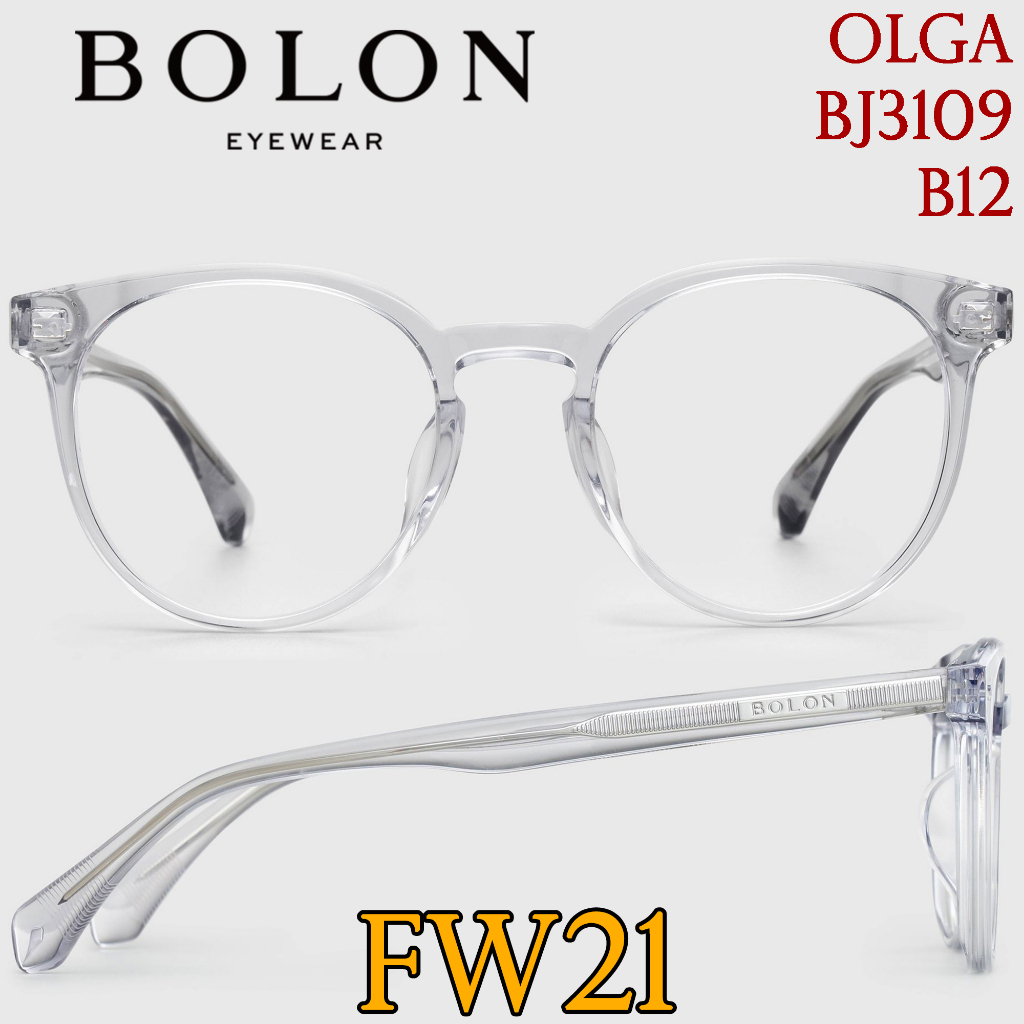fw21-bolon-กรอบแว่นสายตา-รุ่น-olga-bj3109-b12-ฺtr-alloy-acetate