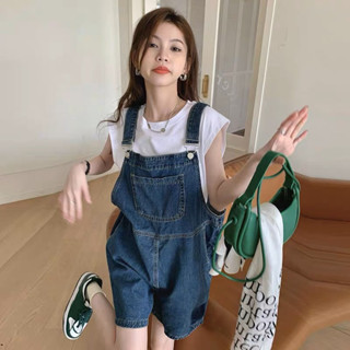 !!พร้อมส่งจ้าา!! เอี๊ยมกางเกง สายปรับความยาวได้ สาวอวบใส่ได้ สวยมาก ผ้าใส่สบาย