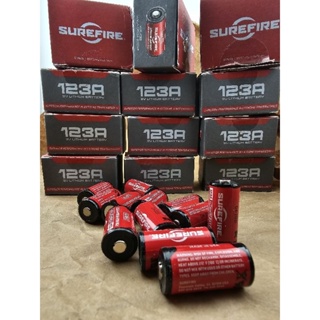 Surefire​ CR123A​ LITHIUM​ BATTERIES​  3-Volt พร้อมส่งด่วน​ ของแท้​ 100%  ผลิตและนำเข้าจากสหรัฐ​อเมริกา