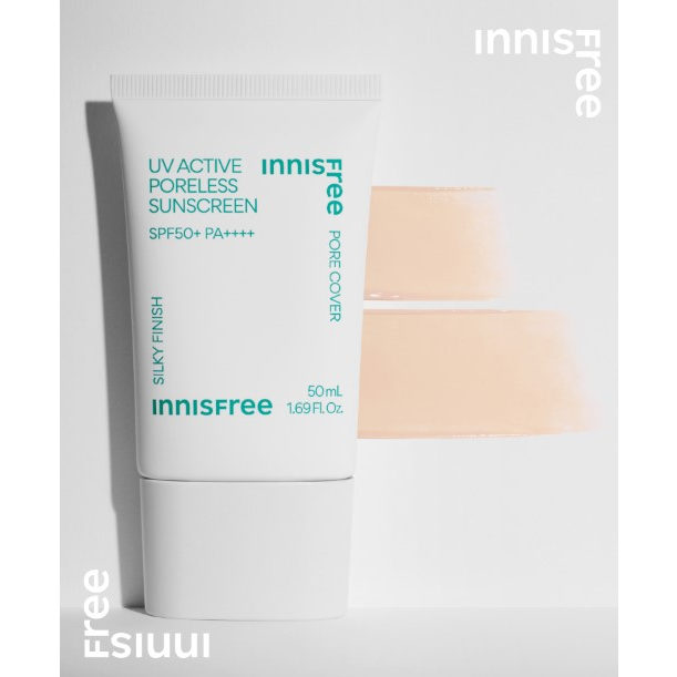 กันแดดเบลอผิวเนียน-innisfree-uv-active-poreless-sunscreen-spf50-pa