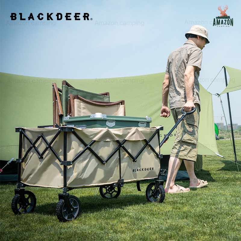 รถเข็นแคมป์ปิ้งblackdeer-รถเข็นใส่ของ-รุ่น-blackdeer-wagon-รับน้ำหนักได้-80-kg