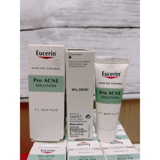 🌟3ชิ้น 199฿🌟 (Exp.03/2024) 👉🏻Eucerin pro acne a.i. Matte fluid 5ml.