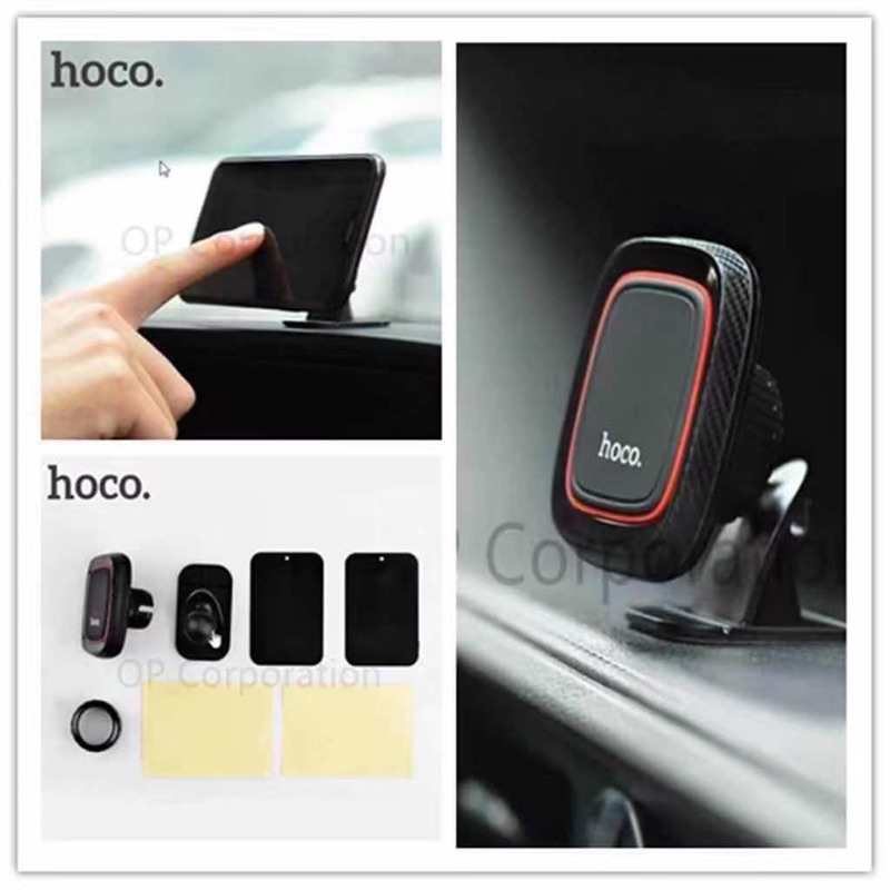 hoco-ca24-magnetic-car-holder-ที่วางโทรศัพท์มือถือในรถยนต์ติดคอนโซลรถ-แบบแม่เหล็ก