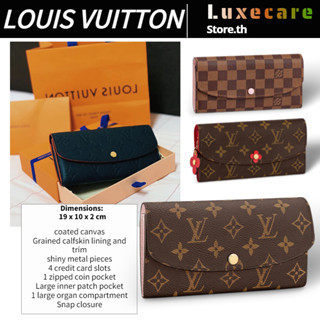 ถูกที่สุด ของแท้ 100%/หลุยส์วิตตองLouis Vuitton Emilie Women/Long/Wallets ผู้หญิง/ยาว/กระเป๋าสตางค์