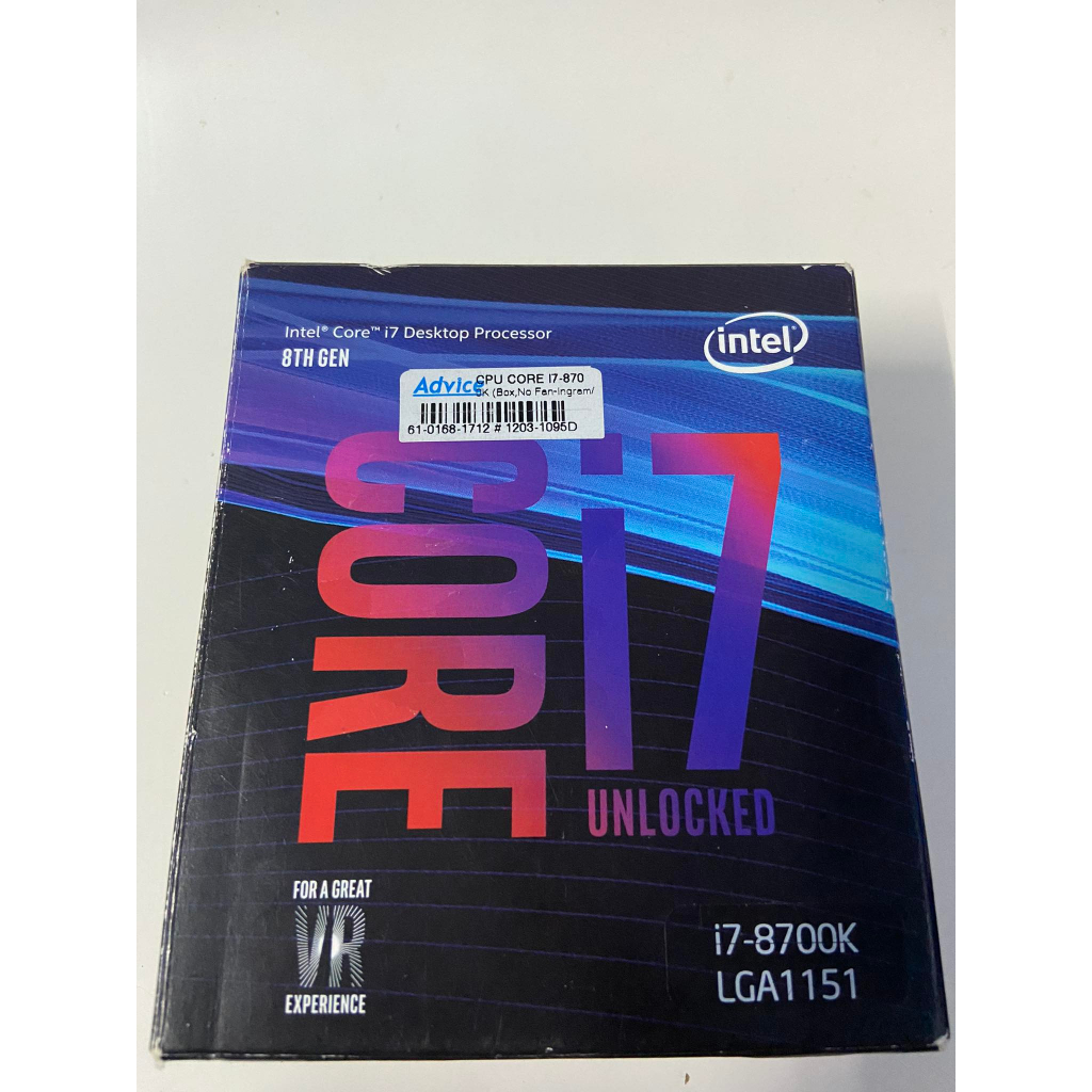 Intel Core I7-8700K LGA1151V2 | Shopee Thailand