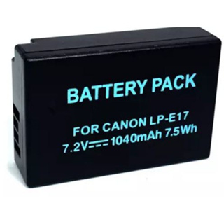 แบตเตอรี่กล้อง Canon Camera Battery รหัส LP-E17 *แบตไม่สามารถใช้กับแท่นชาร์จแท้ Original ได้* ต้องใช้คู่กับแท่นชาร์จOEM