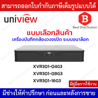 Uniview XVR301-G3 Series UNV-XVR301-04G3/UNV-XVR301-08G3/UNV-XVR301-16G3 เครื่องบันทึกกล้องวงจรปิด 4,8,16ช่อง