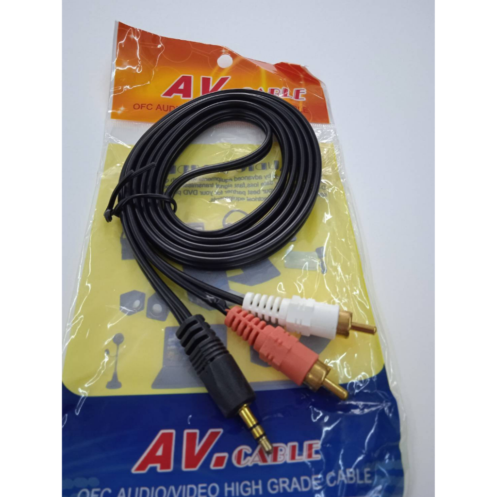 cable-ster-3-5mm-สายลำโพง-สายเสียง-สาย-1-ออก-2-ความยาว-1-5-เมตร-ใช้เพื่อต่อกับลำโพง-สายหนาสัญญานดีแข็งแรงทนทาน