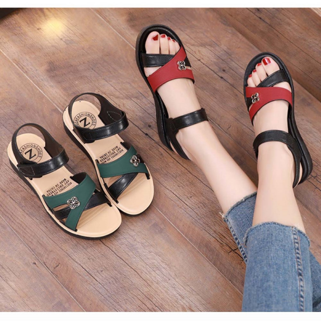 catalog-shoes-รองเท้าแตะแบบรัดข้อ-ส้นหนา-2-โทนสี-36-40-77