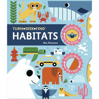 Turn Seek Find: Habitats Board book