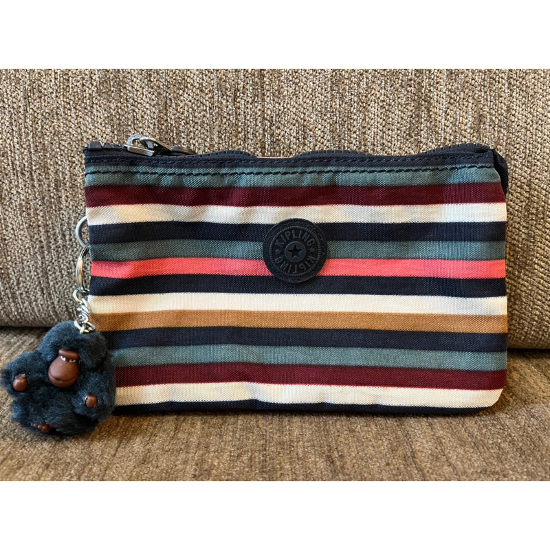 Kipling Damen Creativity L Münzbörse - 18,5x11x5cm Braune Geldbörse | Sportliches Design