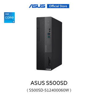 ASUS S500SD (S500SD-512400060W), Desktop PC, Intel Core i5-12400, 8GB DDR4 U-DIMM, 256GB M.2 NVMe PCIe 3.0 SSD, Windows 11