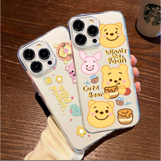 เคสซิลิโคน เคสโทรสัพท์ลายการ์ตูนน่ารักๆ เคสมือถือ iPhone 14 13 12 11 pro max XR XS MAX 6 7 8 plus mini เคสใส กันกระแทก