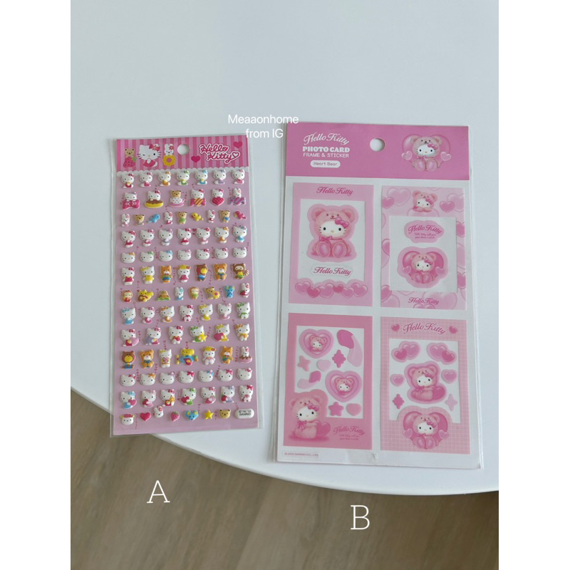 hello-kitty-stickers-สติ๊กเกอร์ซานริโอ้-สติ๊กเกอร์คิตตี้-สติ๊กเกอร์นูน