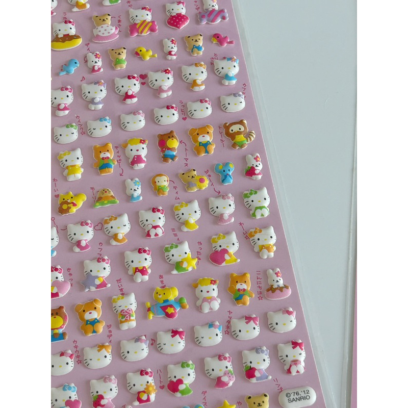 hello-kitty-stickers-สติ๊กเกอร์ซานริโอ้-สติ๊กเกอร์คิตตี้-สติ๊กเกอร์นูน