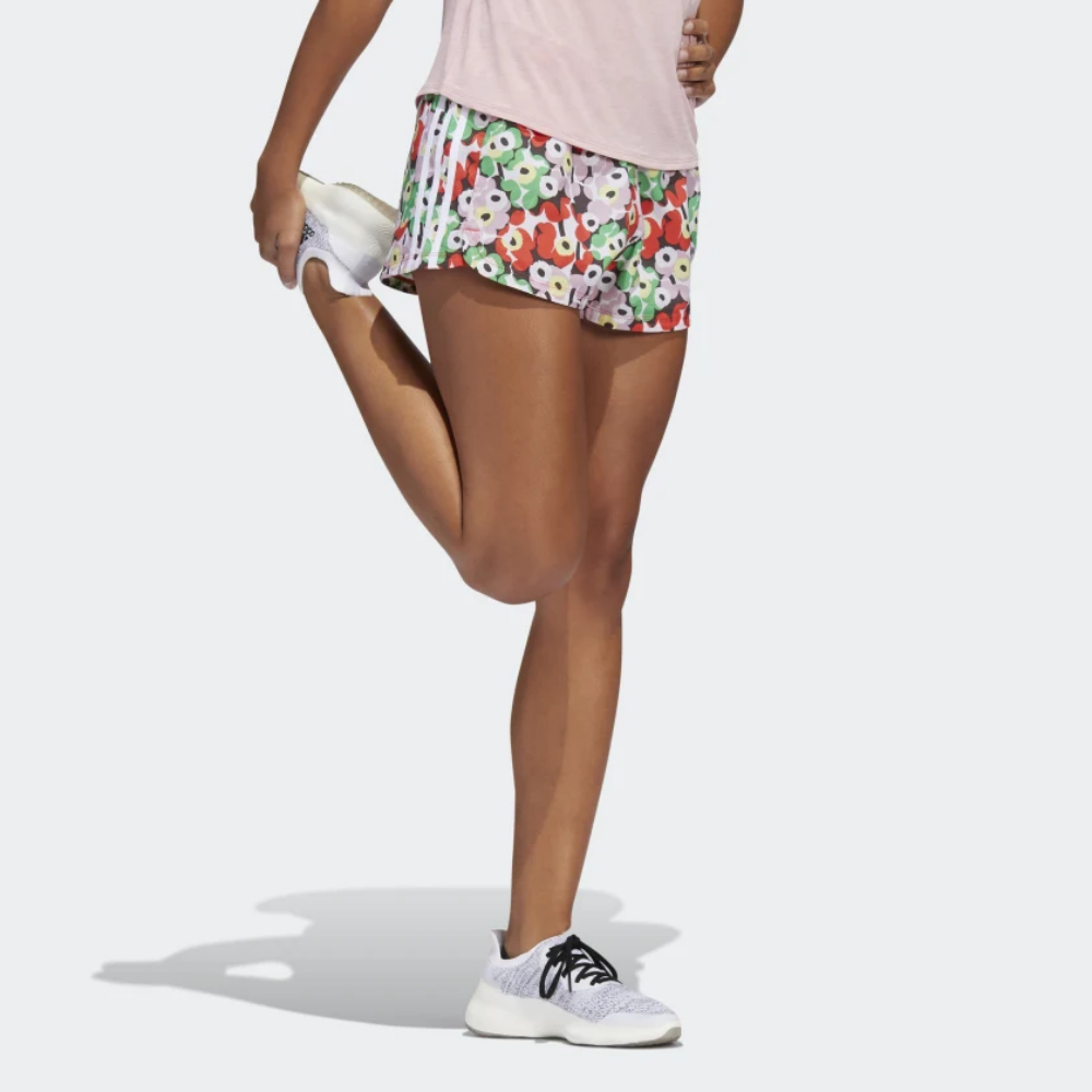 กางเกงขาสั้นผู้หญิง-ผ้าร่ม-addias-marimekko-pacer-shorts-he7390