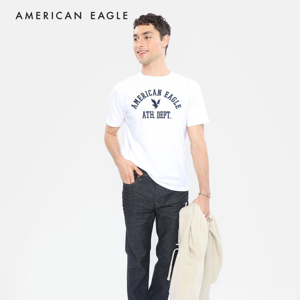 american-eagle-short-sleeve-t-shirt-เสื้อยืด-ผู้ชาย-แขนสั้น-nmts-017-3095-100