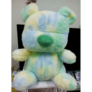 ตุ๊กตาหมีแบร์บริค สีรุ้ง(เขียว) ขนาด 40 cm