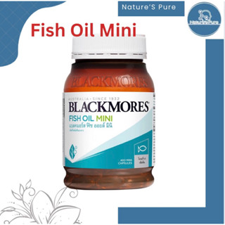 Blackmores Fish Oil Mini แบลคมอร์ส ฟิช ออยล์ มินิ ข้อมูลผลิตภัณฑ์ข้อมูลผลิตภัณฑ์ สูตรน้ำมันปลาเม็ดเล็ก กินง่าย ไม่คาว