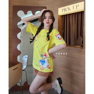 เสื้อยืดลายเป็ด💛ป้าย popup