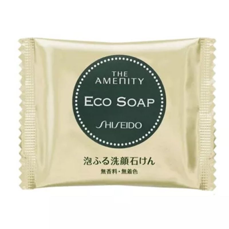 นำเข้าจากญี่ปุ่น-shiseido-the-amenity-eco-soap-สบู่น้ำนมหน้าขาวเนียนนุ่ม-10g