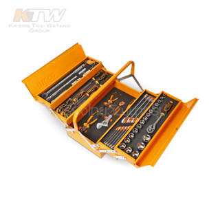 INGCO ชุดเครื่องมือช่าง 59 ชิ้น พร้อมกล่องเครื่องมือ รุ่น HTCS15591 (Tool Set) B