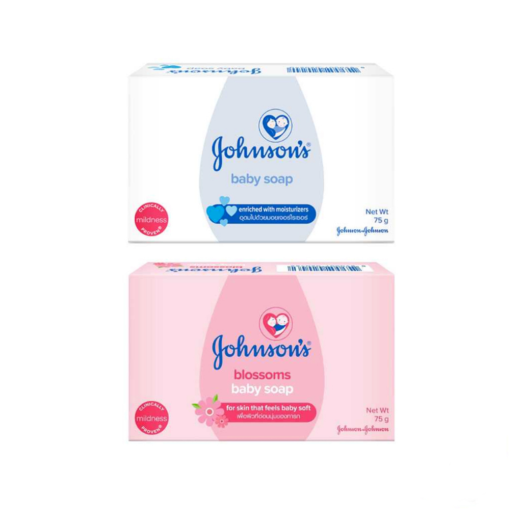 johnsons-baby-soap-สบู่ก้อนอ่อนโยนต่อผิว-จอห์นสัน-เบบี้-75g-แพ็ค4ก้อน