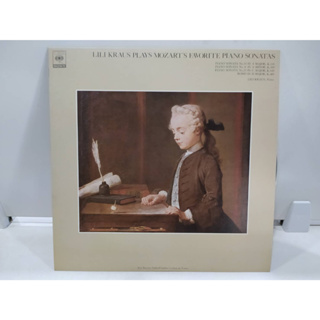 1LP Vinyl Records แผ่นเสียงไวนิล  LILI KRAUS PLAYS MOZARTS FAVORITE PIANO SONATAS   (E8D59)