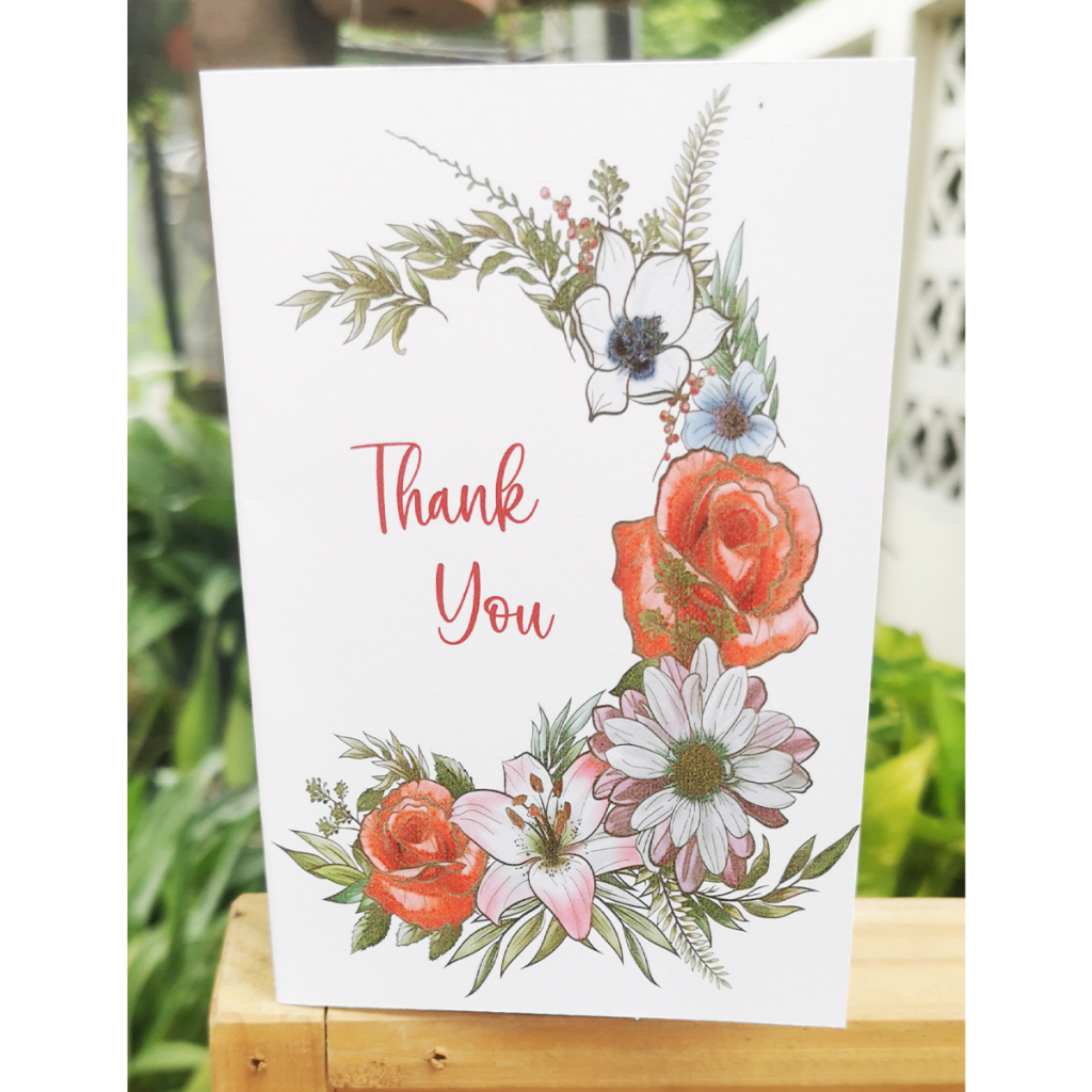 การ์ดอวยพร-thank-you-ขนาด4x6นิ้ว-พร้อมซอง