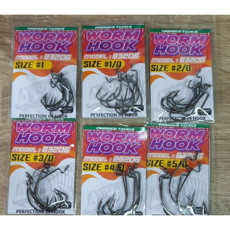 เบ็ดเกี่ยวหนอน-worm-hook