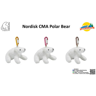 Nordisk CMA Polar Bear ตุ๊กตาตกแต่งเต๊นท์