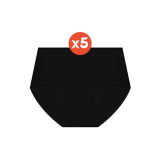 โปรโมชั่น : Sabina กางเกงชั้นใน Set 5 ชิ้น รุ่น Panty Zone รหัส SUXZM5109BK สีดำ