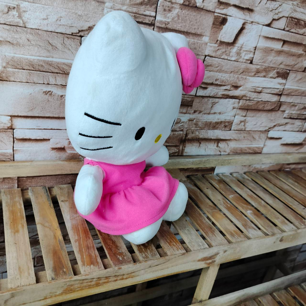 ตุ๊กตาคิตตี้-hello-kitty-ตุ๊กตาแมว-ขนาด-28cm-มือสองสภาพ-90-เนื้อผ้านุ่มมาก-น่ากอด-ถูกที่สุด