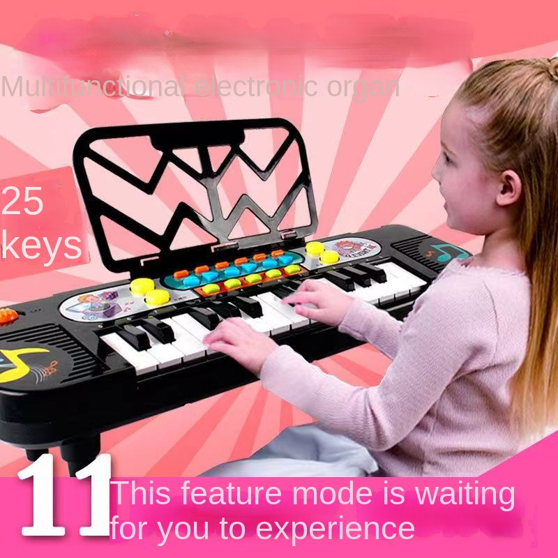 เด็กเปียโนอิเล็กทรอนิกส์เพลงของเล่นเริ่มต้นรายการเด็กเปียโน-early-education-สามารถเล่นปริศนา-1-2-3-6-ปี