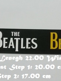 สร้อยข้อมือยาง The Beatles กําไลยางซิลิโคน แฟชั่น วงดนตรี กันน้ำ  silicone rubber wristband bracelet