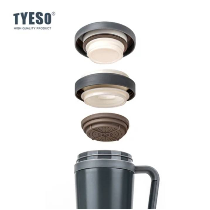 แก้วกาแฟ-tyeso-ts8839-มีที่กรองชามีด้ามจับ-แก้วน้ำเก็บอุณหภูมิร้อน-เย็น-แก้วน้ำสแตนเลส500ml-8839-ของแท้