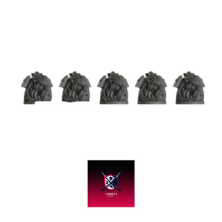 Grimdark scifi miniatures parts shoulder pads03