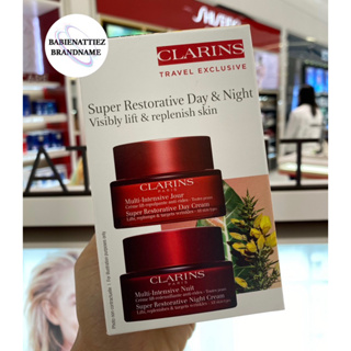 💥สูตรใหม่💥(แท้ 100% จาก Ming Power) Clarins Super Restorative Day &amp; Night Visibly lift &amp; Replenish Skin