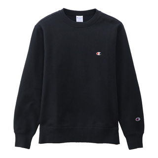 CHAMPION MEN - JP เสื้อสเวตเตอร์ผู้ชาย-ไซส์เอเชีย CREW NECK SWEATSHIRT  C3-Q001-370 สีกรมท่า