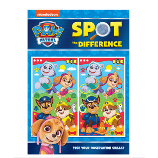 Paw Patrol Spot the Difference includes 22 fun and challenging picture puzzles