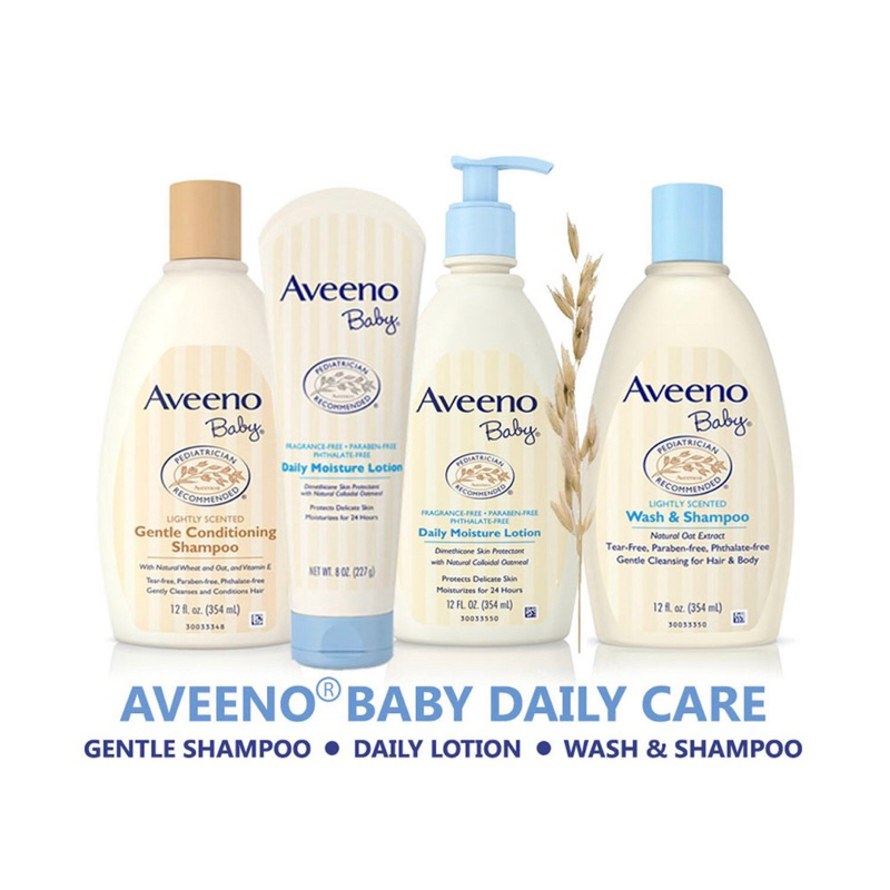 ของแท้-aveeno-baby-daily-moisture-lavender-eczema-bath-wash-amp-shampoo-ครีมทาผิวเด็ก-โลชั่นทาผิวเด็กแพ้ง่าย-สบู่