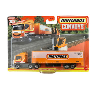 Matchbox Convoys Power Lift + MBX Cabover & MBX Box Trailer