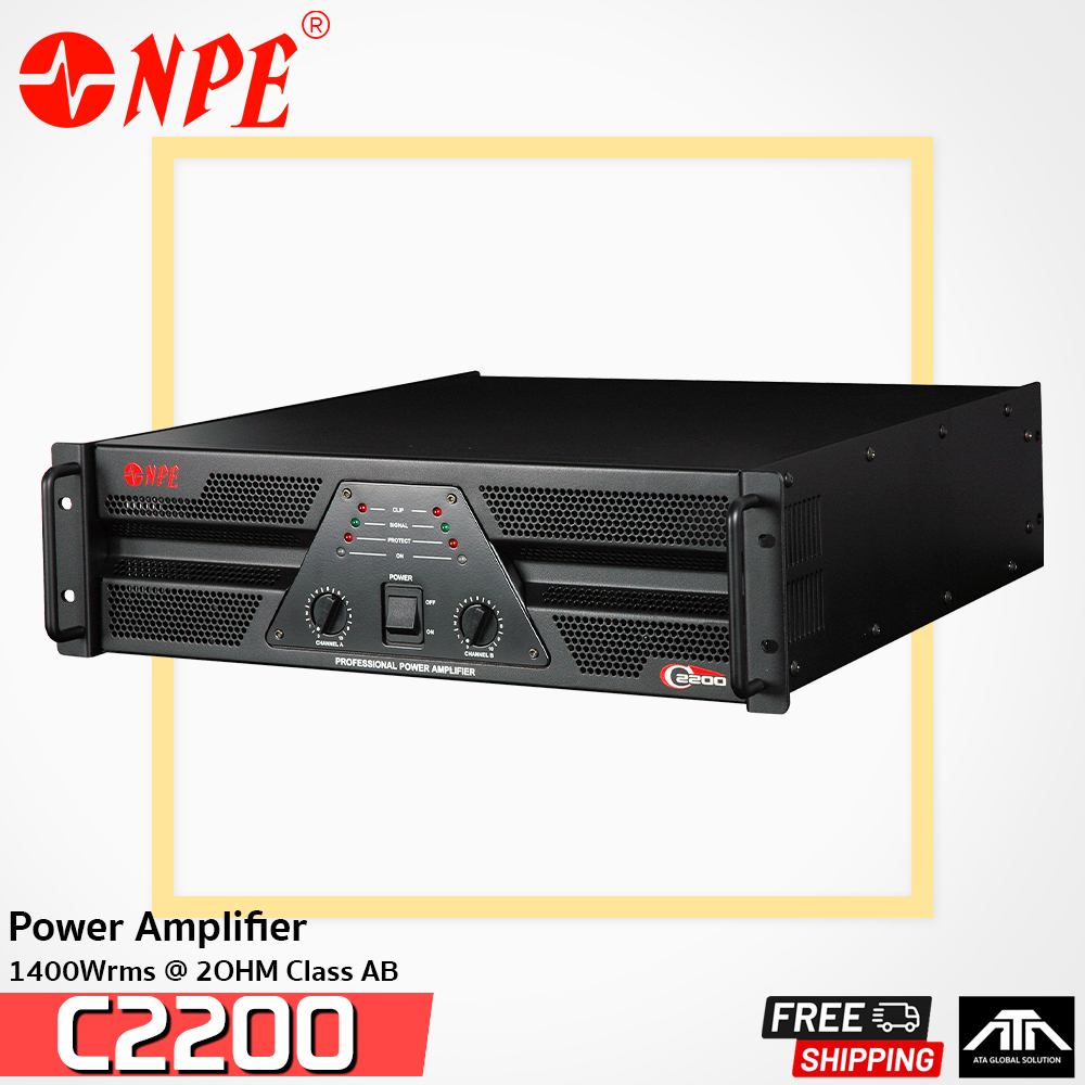 poweramp-npe-c2200-เพาเวอร์แอมป์-class-ab-กำลังวัตต์-1400wrms-ที่-2ohm-โหมดbridge-2800wrms-bridge-ที่-4ohm-c-2200-c-2200