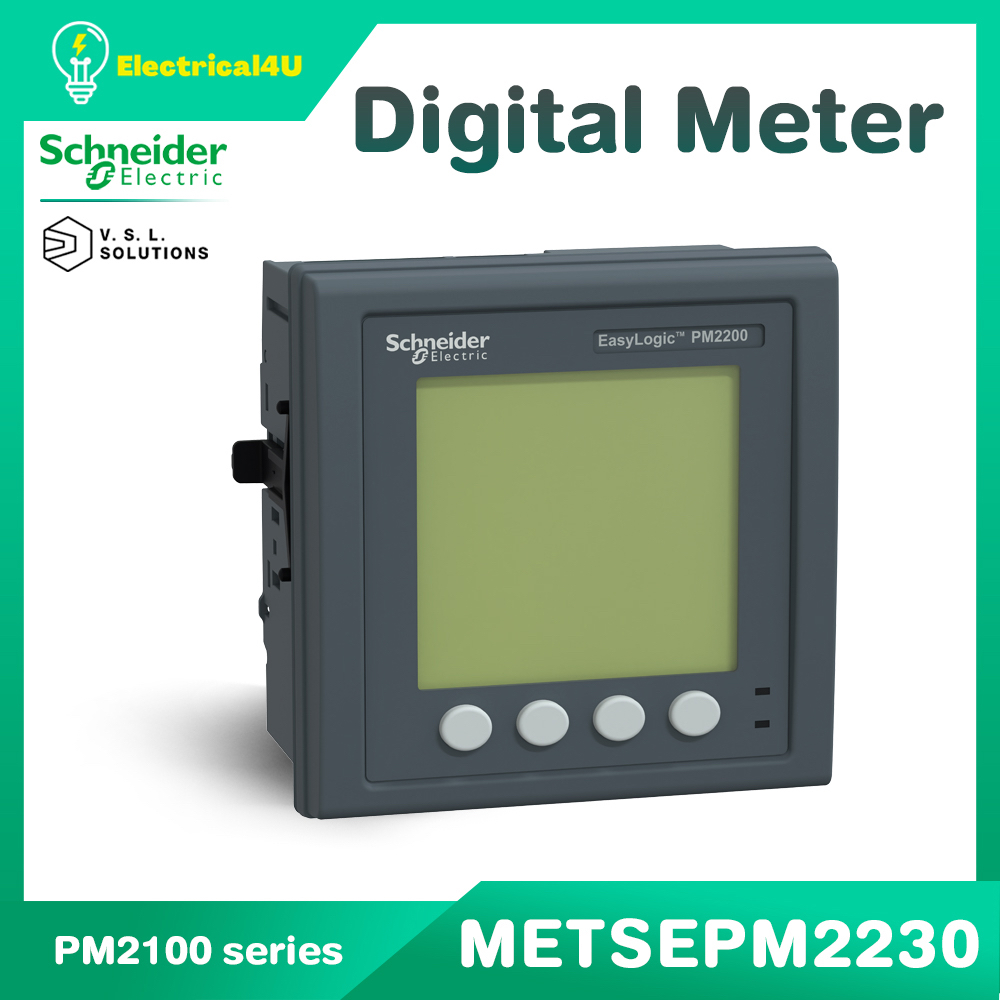 Schneider Electric METSEPM2230 Digital Power Meters PM2230, Class 0