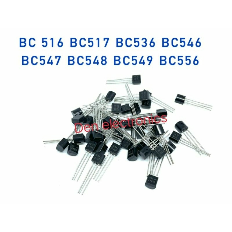 ราคาแพ็ค5ตัว ทรานซิสเตอร์ TO92 BC516 BC517 BC546 BC547 BC548 BC549 ...