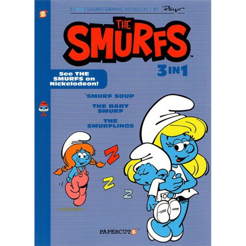 The Smurfs Graphic Novels Series 3-in-1(Vol #1-5) smurf book