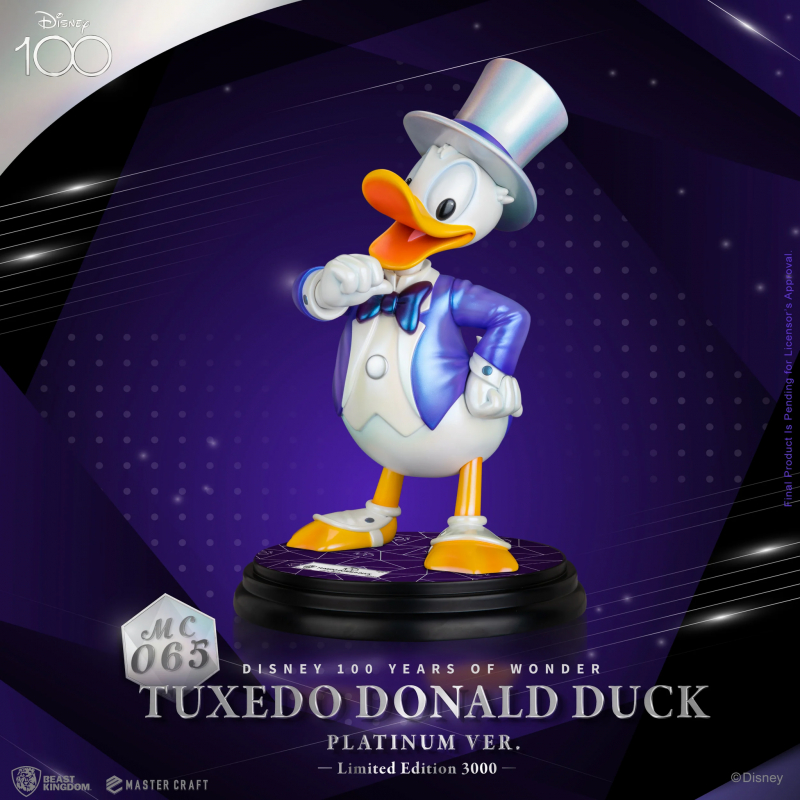 beast-kingdom-mc065-tuxedo-donald-duck-platinum-version-disney-100th-master-craft