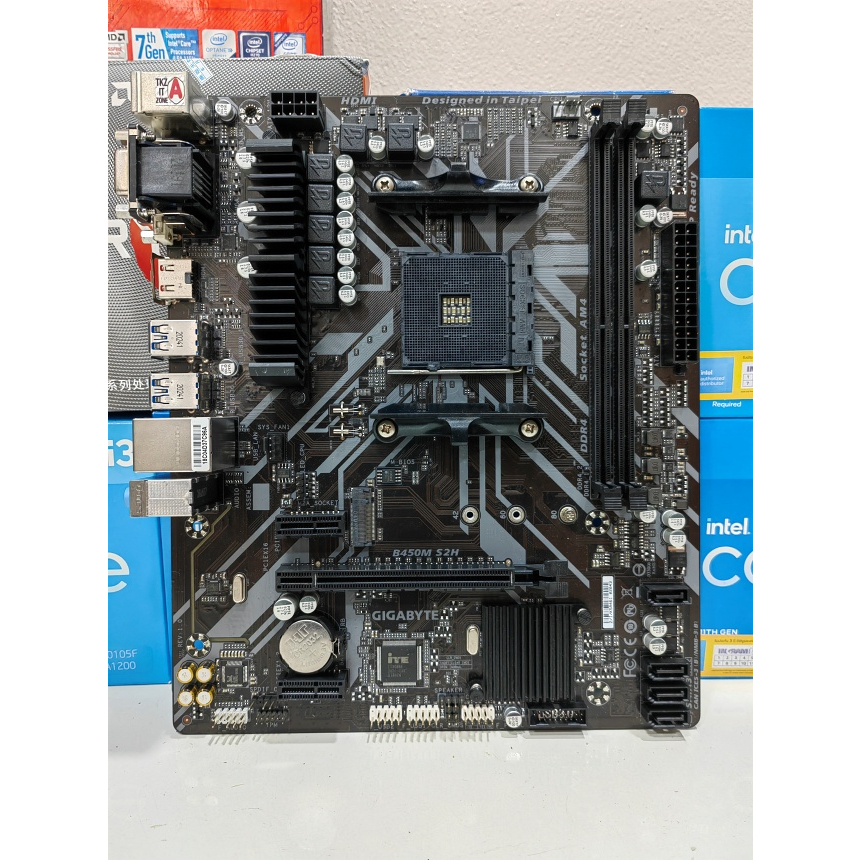 MB AM4 GIGABYTE B450M S2H (รองรับRyzen) | Shopee Thailand