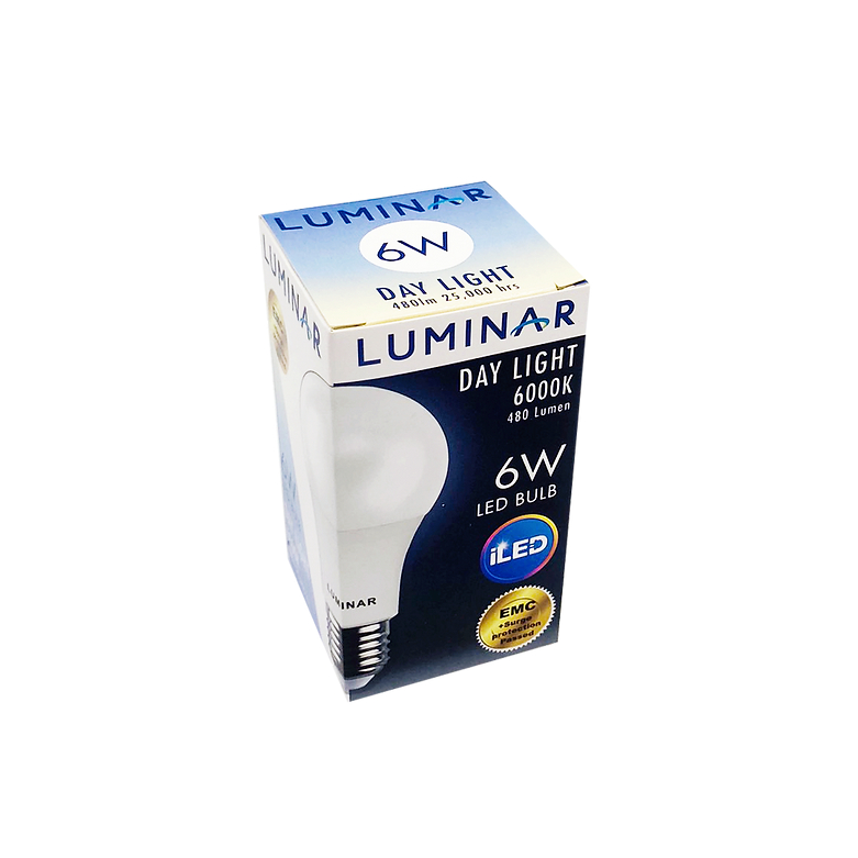 หลอดไฟ LED BULB LUMINAR 6W DAYLIGHT | Shopee Thailand