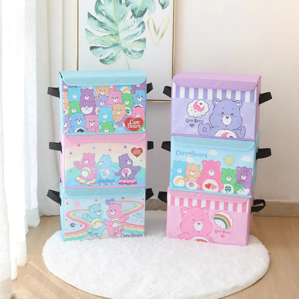 พร้อมส่ง-care-bears-box-กล่องเก็บของ-กล่องใส่ของ